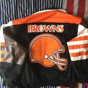 Cleveland Browns Jeff Hamilton Leather Jacket